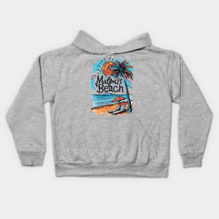 Escape to Malpais: Tropical Landscape Art 🏖️ Kids Hoodie